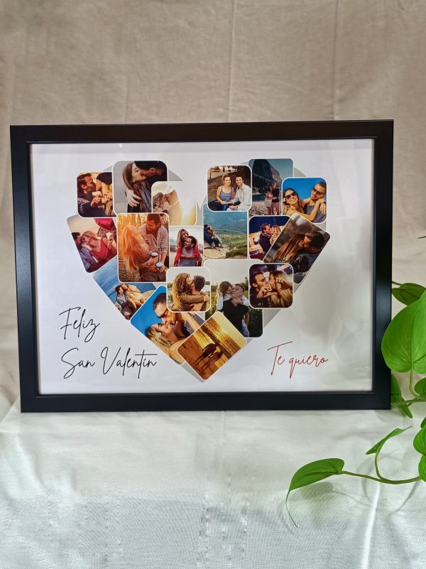 Cuadro Collage Personalizable con frase