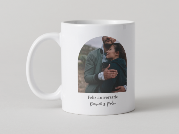 Taza Personalizada Feliz Aniversario