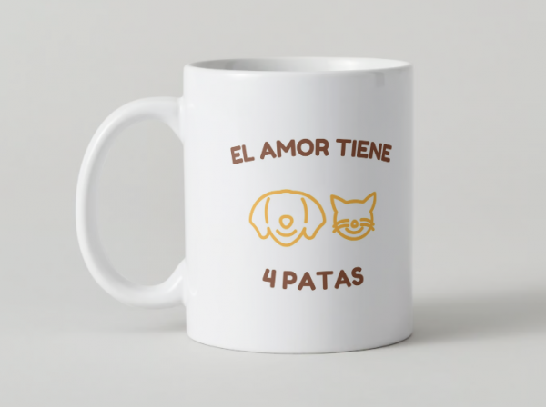 Taza Personalizada "El Amor tiene 4 patas"