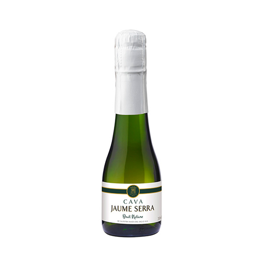 Cava Jaume Serra Brut Nature. Botella de 187 ml