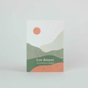 Tarjeta Plantable “Los deseos que se plantan se cumplen”