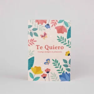 Tarjeta Plantable  "Te quiero. Contigo es siempre primavera"