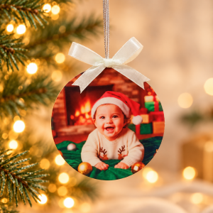 Bola de Navidad con foto Doble cara