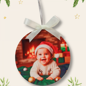 Bola de Navidad con foto Doble cara