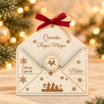 Pack Sobres de Madera Papá Noel y Reyes Magos