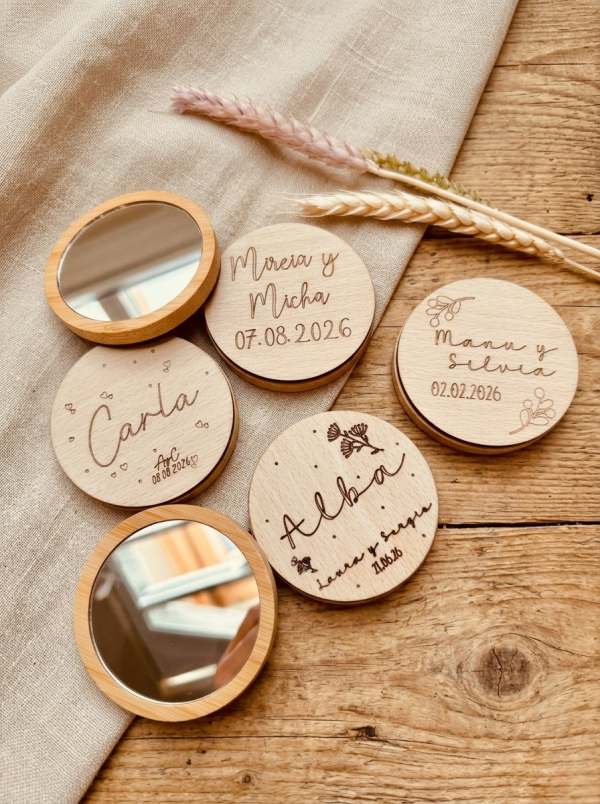 Espejo de madera