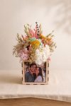 Centro floral personalizado con foto
