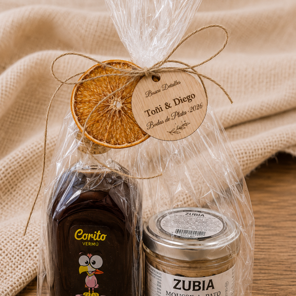 Pack gourmet de vermú y mousse de pato